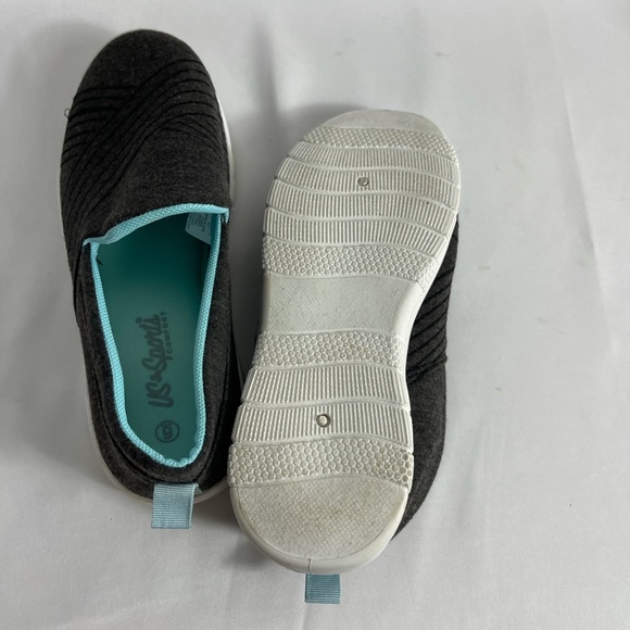 US Sports Ladies Women Slip On Walk Go Sports Comfy Sock Sneakers Shoes … - Picture 4 of 7